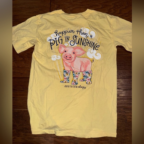 Comfort Colors Tops - Comfort Colors Yellow Short Sleeve Tee